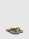 Beach Flip-Flops BASE Coal Black Rubber Strap